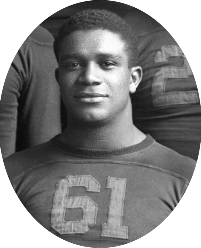 Close-up of Willis Ward from the 1934 football team photo. 
