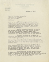 Letter form Charles J. Cole to Board in Control supporting BIC's action on Georgia Tech/Willis Ward affair