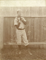 Future Judge Guy Alonzo Miller during his time as a member of the University of Michigan Baseball team