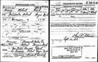 Henry Ward WWI draft registration card