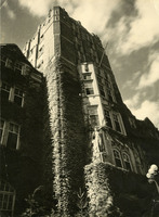 Exterior view of the Michigan Union Tower, 1931