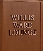 Sign for the Willis Ward Lounge in the Michigan Union